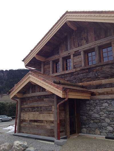 Bardage extérieur chalet